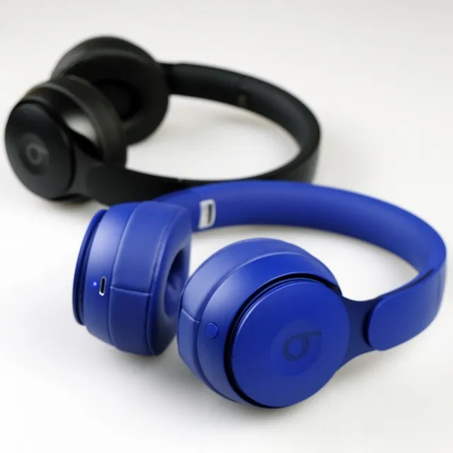 Beats White Gold Compact Matte Finish Over-ear Headphones 3