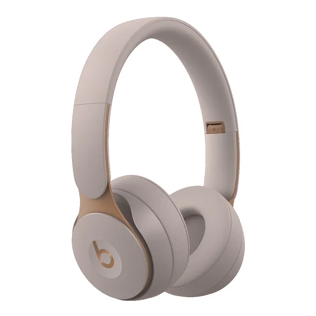 Beats White Gold Compact Matte Finish Over-ear Headphones 8