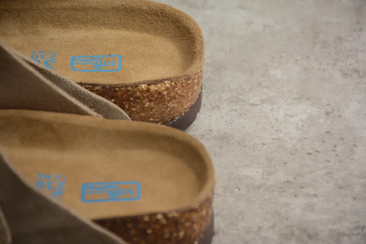 Birkenstock Arizona Beige Suede Casual Sandals 5
