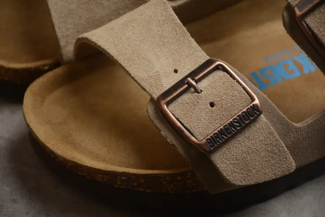 Birkenstock Arizona Beige Suede Casual Sandals 7