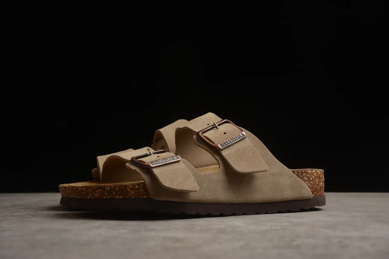 Birkenstock Arizona Beige Suede Casual Sandals 12