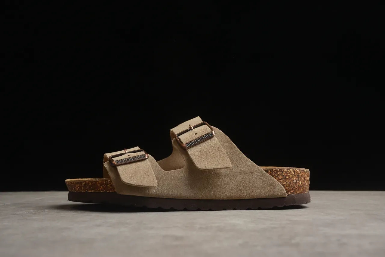 Birkenstock Arizona Beige Suede Casual Sandals 13