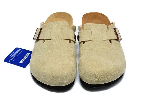 Birkenstock Arizona bege camurça zueco 4