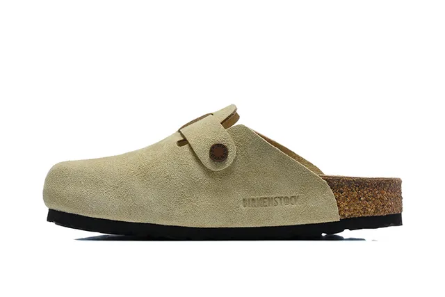 Birkenstock Arizona bege camurça zueco 5