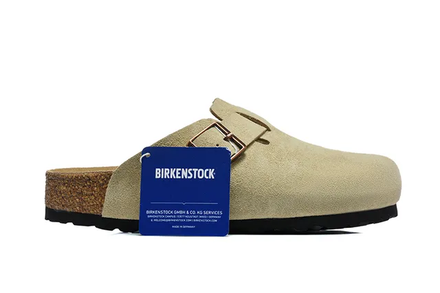 Birkenstock Arizona bege camurça zueco 6