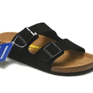 Birkenstock Arizona Black Suede Casual Sandals