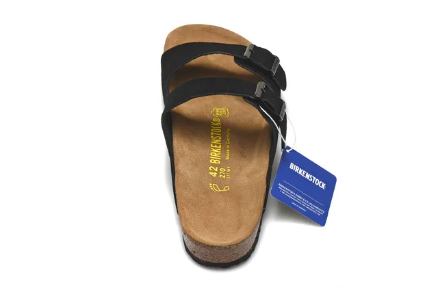 Birkenstock Arizona sandália casual de camurça preta 5