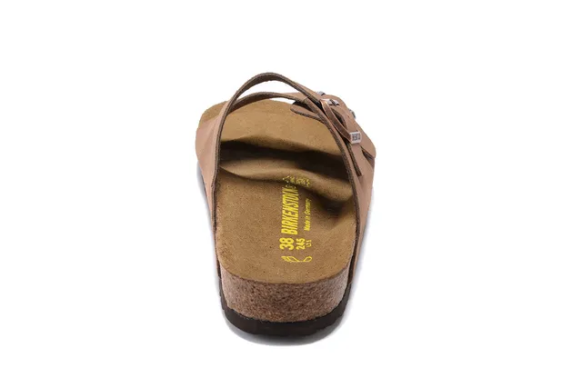 Birkenstock Arizona Marron Aspect Daim à Deux Brides Sandales Casual 3