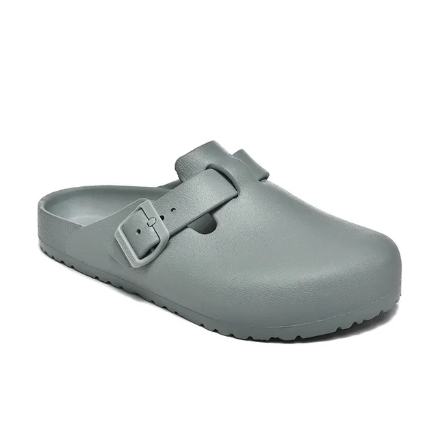 Birkenstock Arizona Gray Correia Dupla Fecho Moldeado Contorneado Pé Sabot 3