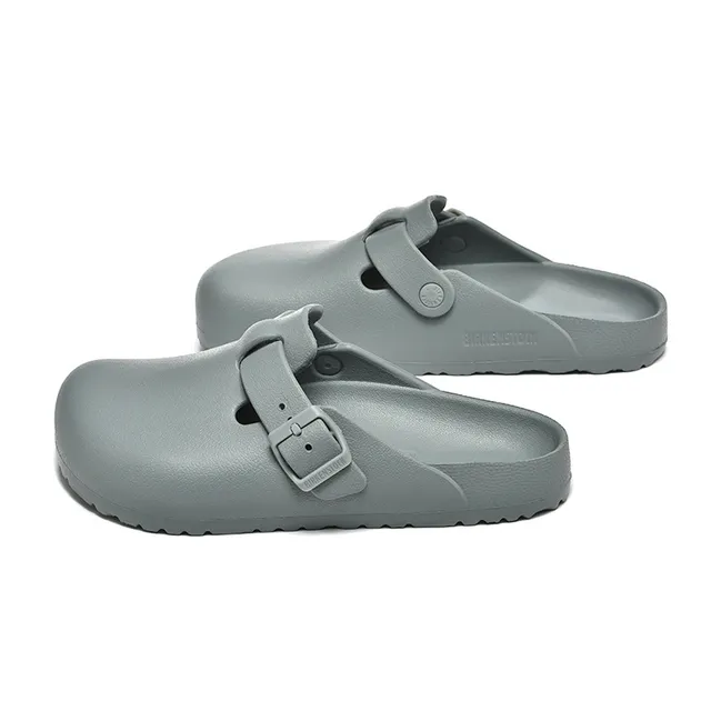 Birkenstock Arizona Gray Correia Dupla Fecho Moldeado Contorneado Pé Sabot 6