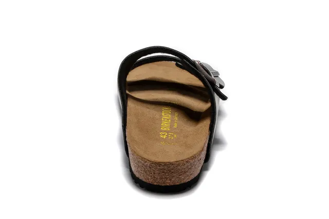 Birkenstock Arizona Gris Sandales Casuales à Deux Brides Semelle en Liège 3