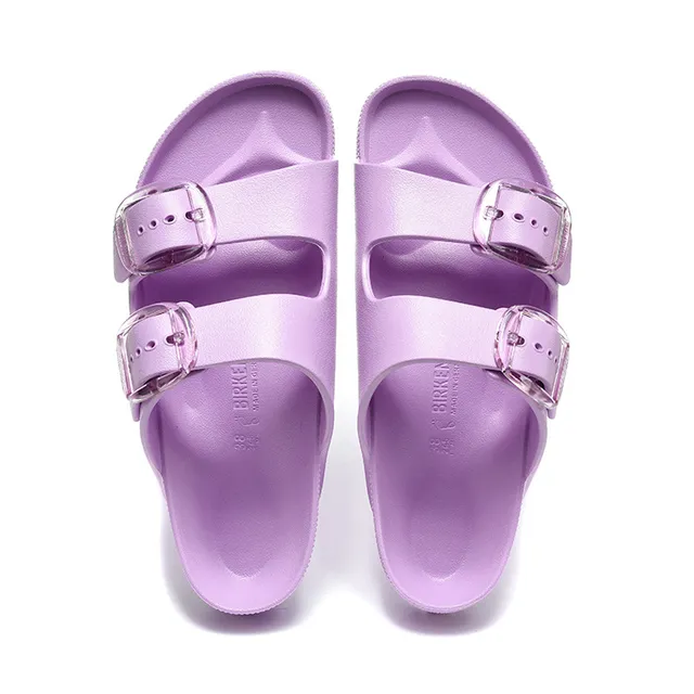 Birkenstock Arizona sandales casuals lavande pastel à deux brides 3