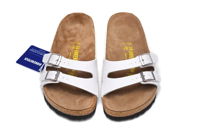 Birkenstock Arizona Sandálias Casual Brancas 3