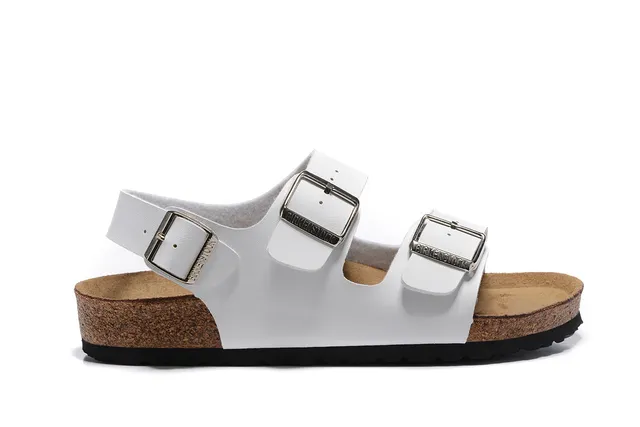 Birkenstock Arizona White Duas tiras Sandálias casual 2