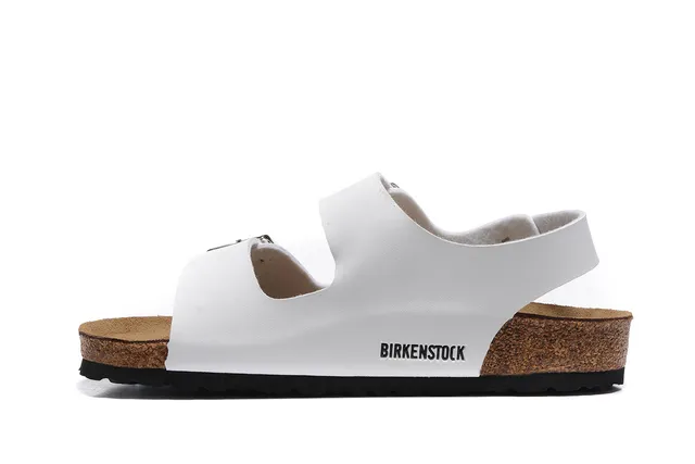 Birkenstock Arizona White Duas tiras Sandálias casual 4