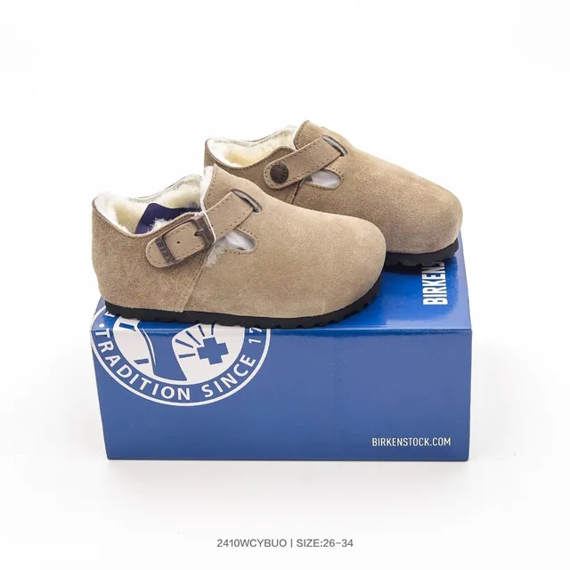 Birkenstock Boston Chaussures Mary Jane en daim doublé de peau de mouton 2