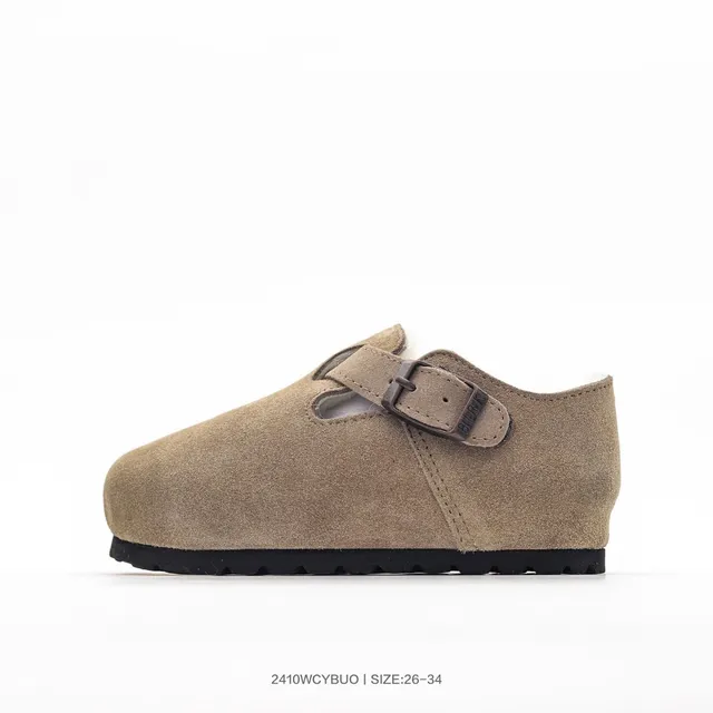 Birkenstock Boston Chaussures Mary Jane en daim doublé de peau de mouton 18