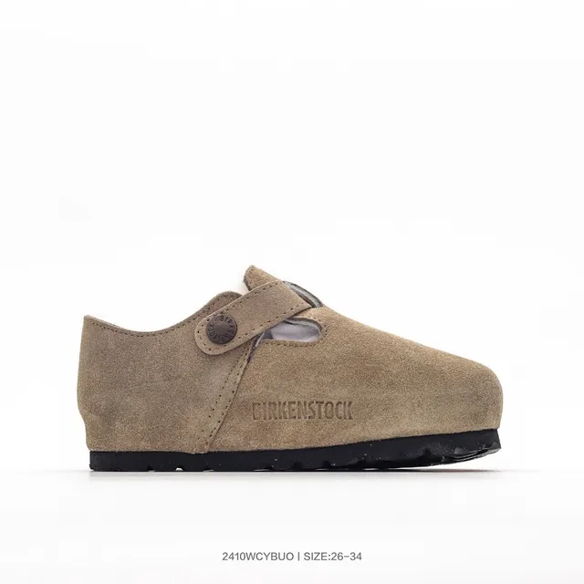 Birkenstock Boston Chaussures Mary Jane en daim doublé de peau de mouton 19