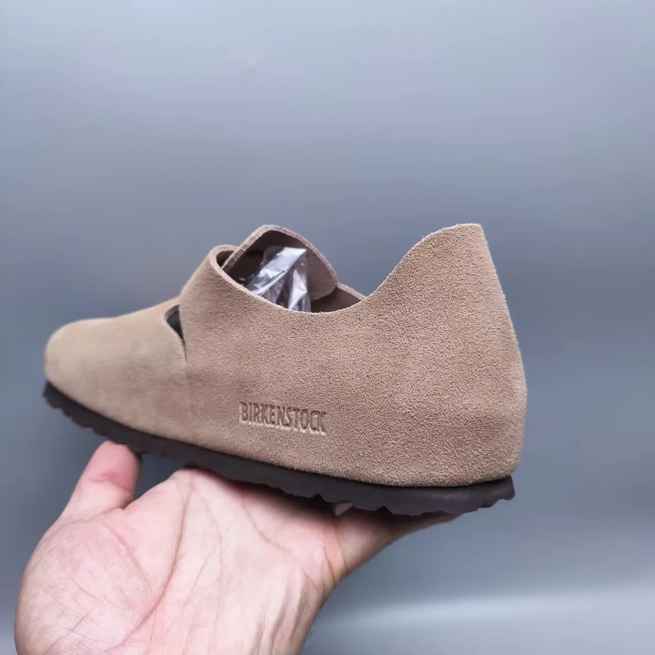 Birkenstock Zapatos Mary Jane de ante marrón negro con correa de hebilla 5