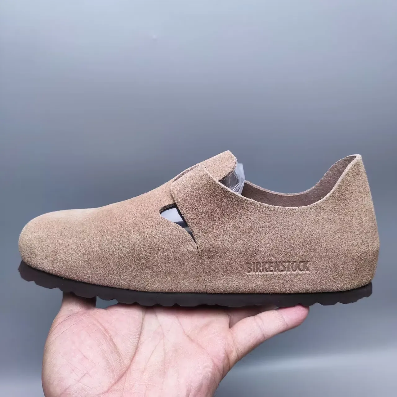 Birkenstock Zapatos Mary Jane de ante marrón negro con correa de hebilla 6