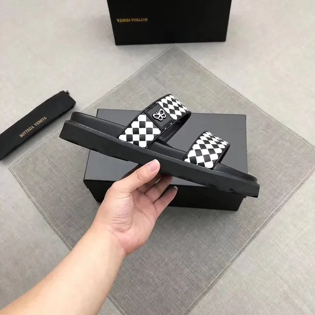 Bottega Veneta Andiamo zapatillas de plataforma a cuadros 3