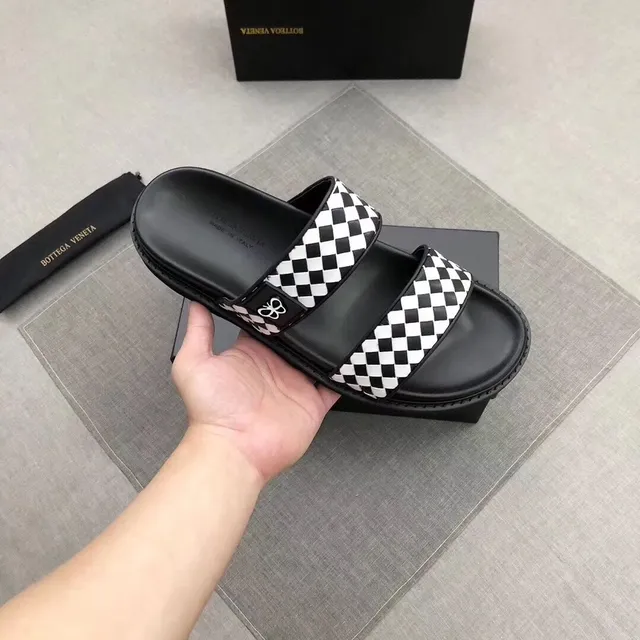 Bottega Veneta Andiamo zapatillas de plataforma a cuadros 4