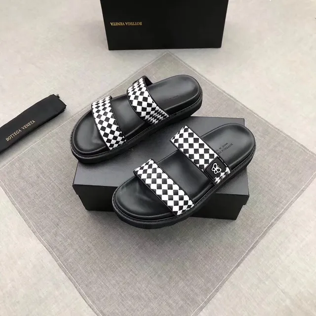 Bottega Veneta Andiamo zapatillas de plataforma a cuadros 6