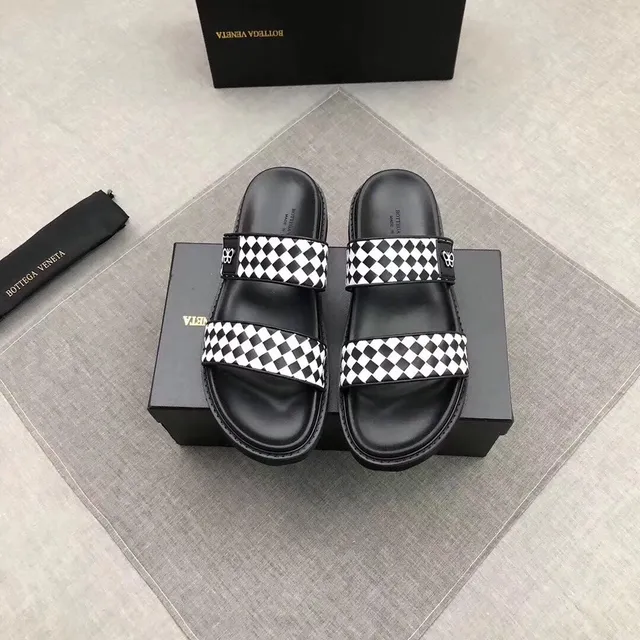 Bottega Veneta Andiamo zapatillas de plataforma a cuadros 7