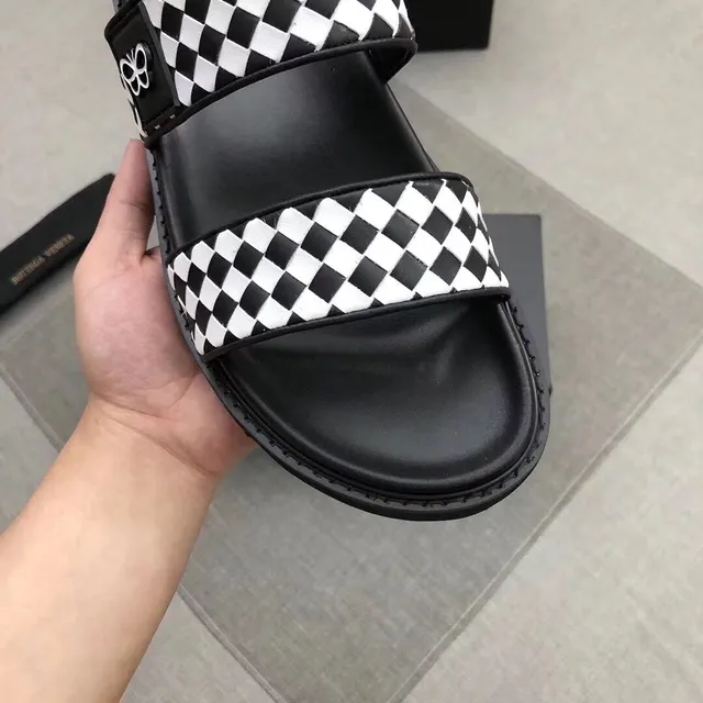 Bottega Veneta Andiamo zapatillas de plataforma a cuadros 9
