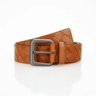 Bottega Veneta Intrecciato बुनाई चमड़े का बेल्ट