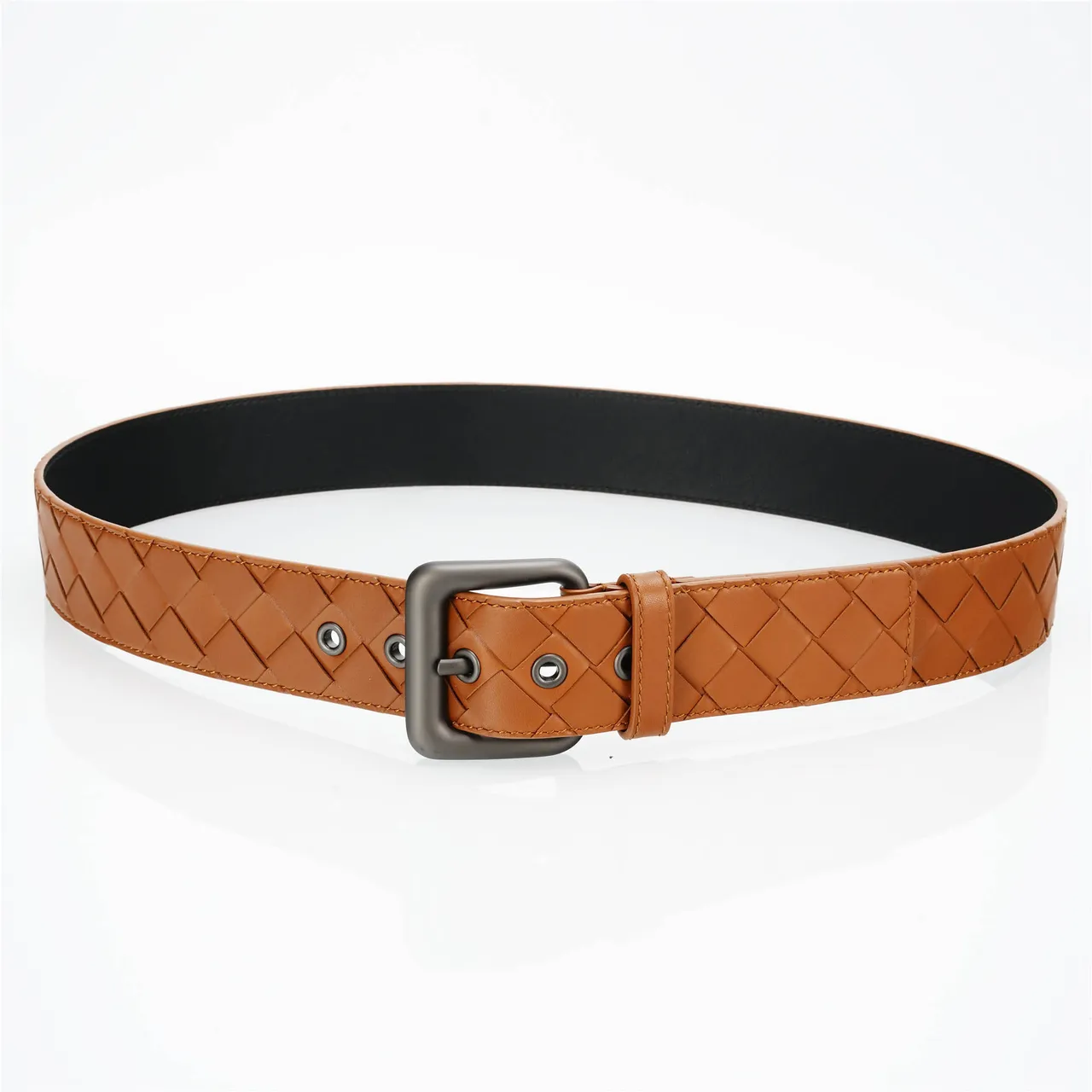 Bottega Veneta Intrecciato Ceinture en cuir tissé 9
