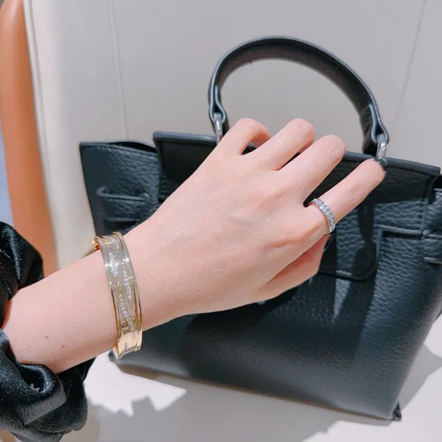 Bvlgari B.zero1 multi-bande Pavé-Set bracelet en or 2