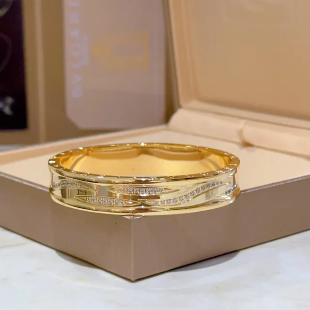 Bvlgari B.zero1 multi-bande Pavé-Set bracelet en or 7
