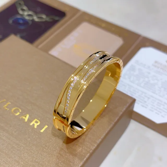 Bvlgari B.zero1 multi-bande Pavé-Set bracelet en or 9