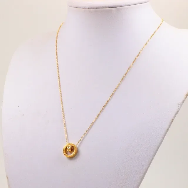Bvlgari B.zero1 Rotating Double-Ring Pendant Necklace 2