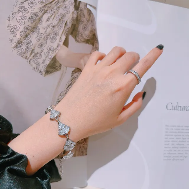 Bvlgari Divas’ Dream Fan-Link Silver-Tone Bracelet 5