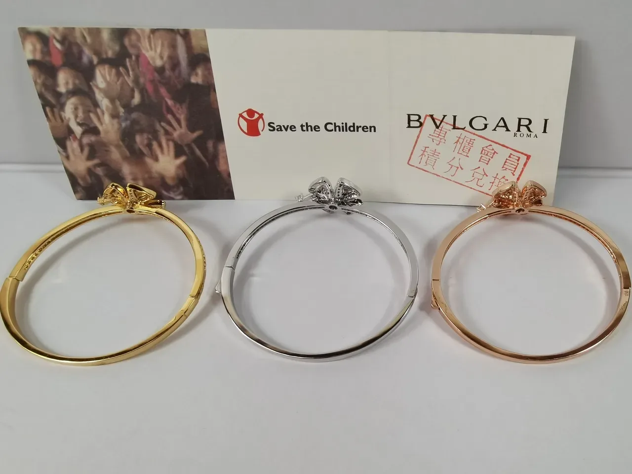 Bvlgari Fiorever Bracelet Hinged Or Argent Motif Floral 9