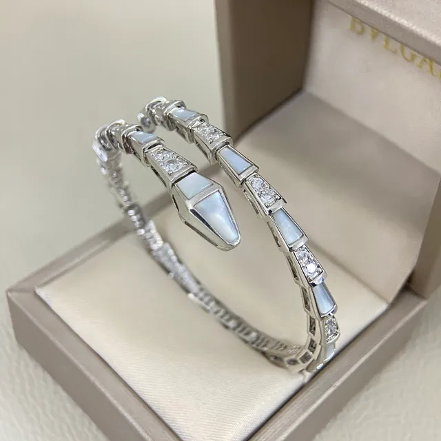 Bvlgari Bracelet Or et Argent Articulé Rigide à Maillons Segments Géométriques Coniques 3