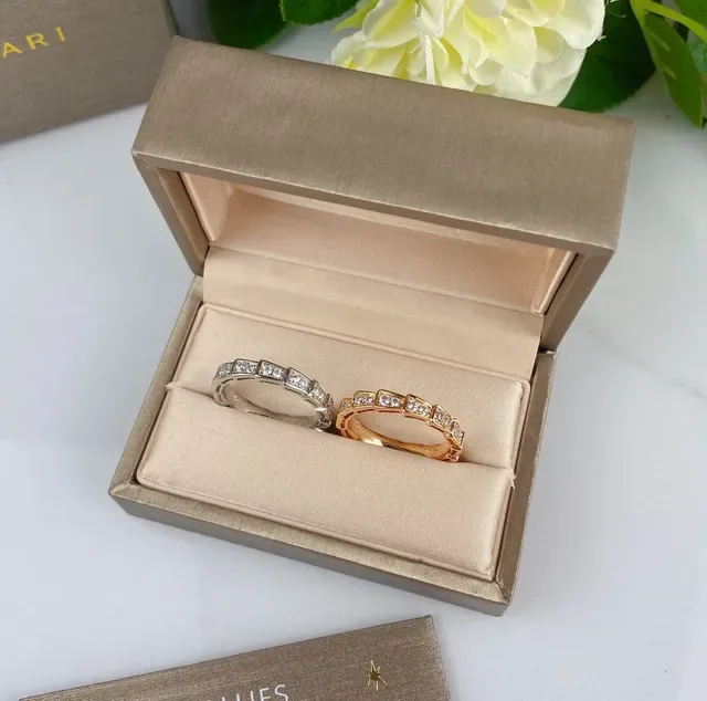 Bvlgari Gold Silver Geometric Segmented Band Channel-Set Diamonds Ring 6