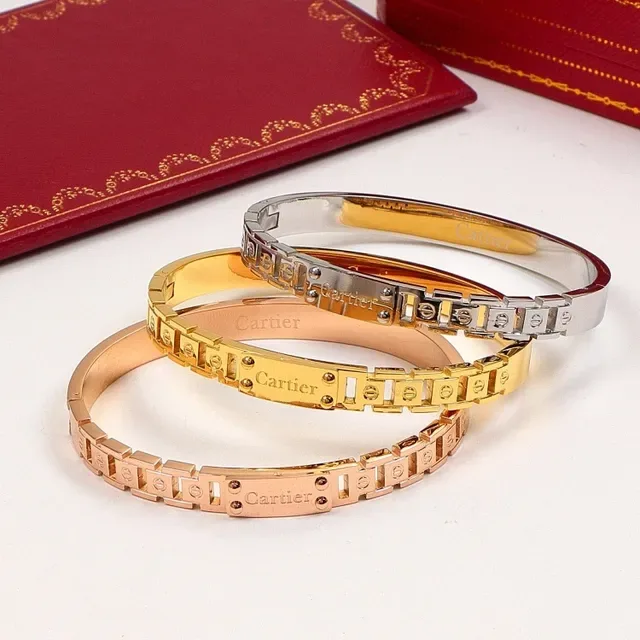 سوارة Cartier Juste un Clou ذهبي وردي أصفر فضي 6