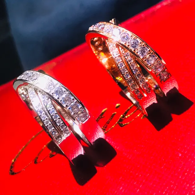 Cartier Juste un Clou Double Interlocking Pavé Ring 2