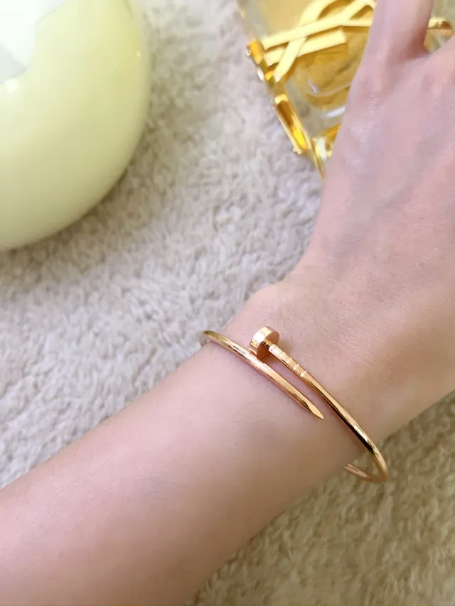 Cartier Juste un Clou Bracelet fin en or à fermeture à tête de vis 4