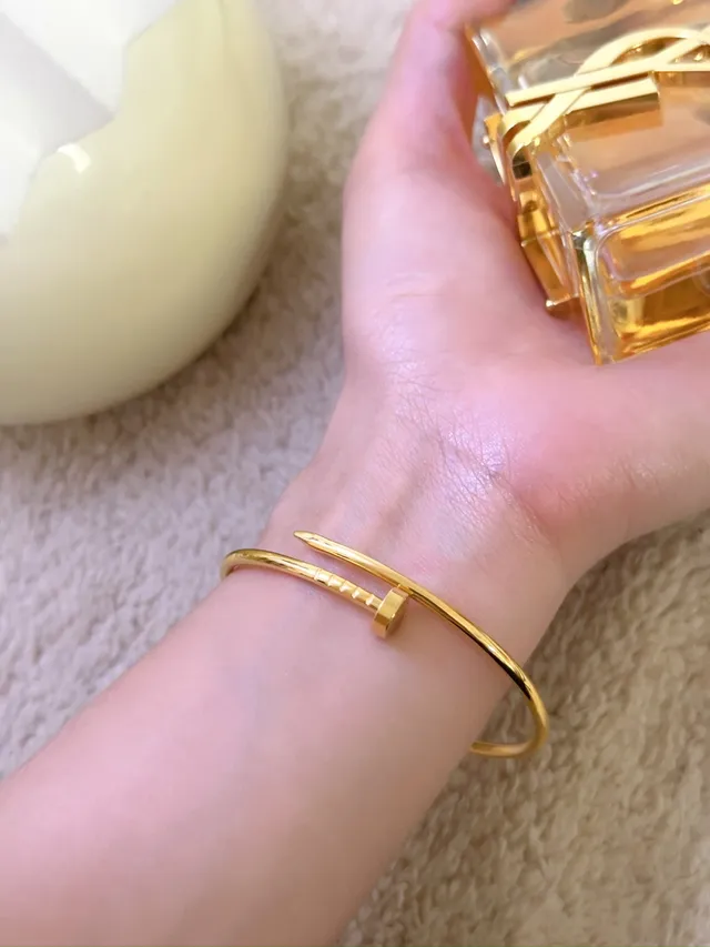 Cartier Juste un Clou Bracelet fin en or à fermeture à tête de vis 7