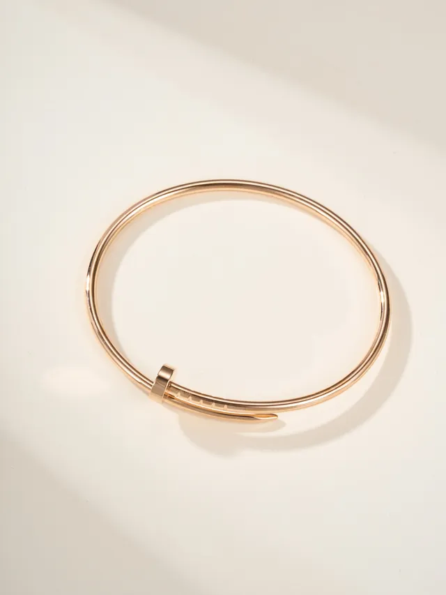Cartier Juste un Clou Bracelet fin en or à fermeture à tête de vis 14