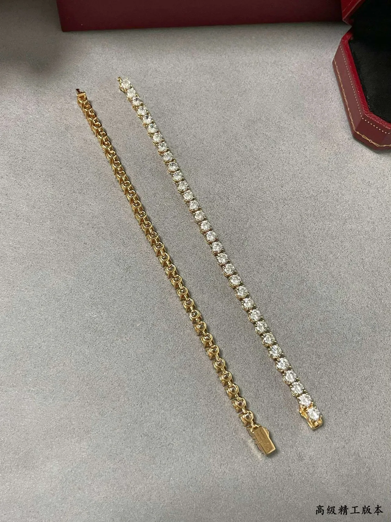 Cartier Juste un Clou Pavé et Bracelets Bezel-Link en Or 2