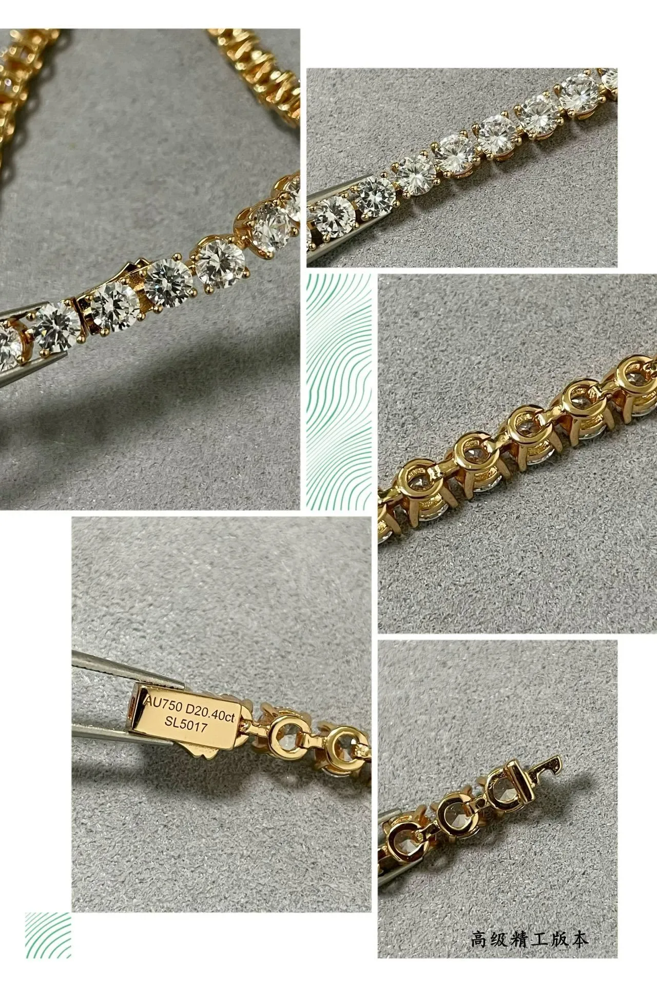 Cartier Juste un Clou Pavé et Bracelets Bezel-Link en Or 5