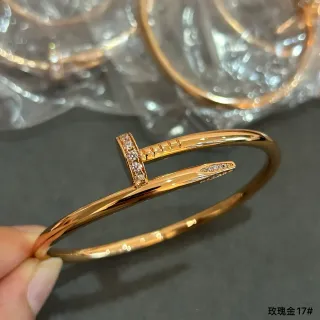 Cartier Juste un Clou Rose Gold Pavé Bracelet