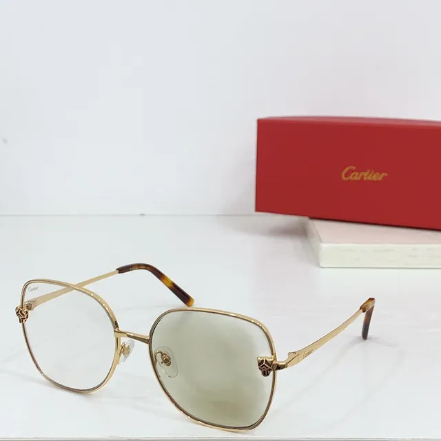 Cartier Panthère Lunettes de Soleil Bisagra Panthère Dorée 3