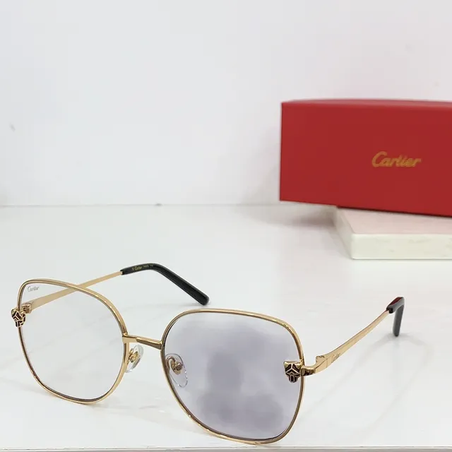 Cartier Panthère Lunettes de Soleil Bisagra Panthère Dorée 4