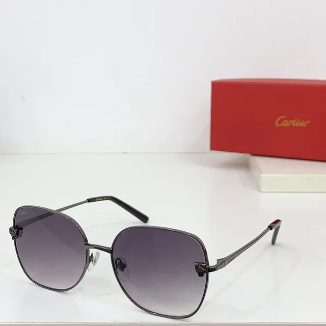 Cartier Panthère Lunettes de Soleil Bisagra Panthère Dorée 7